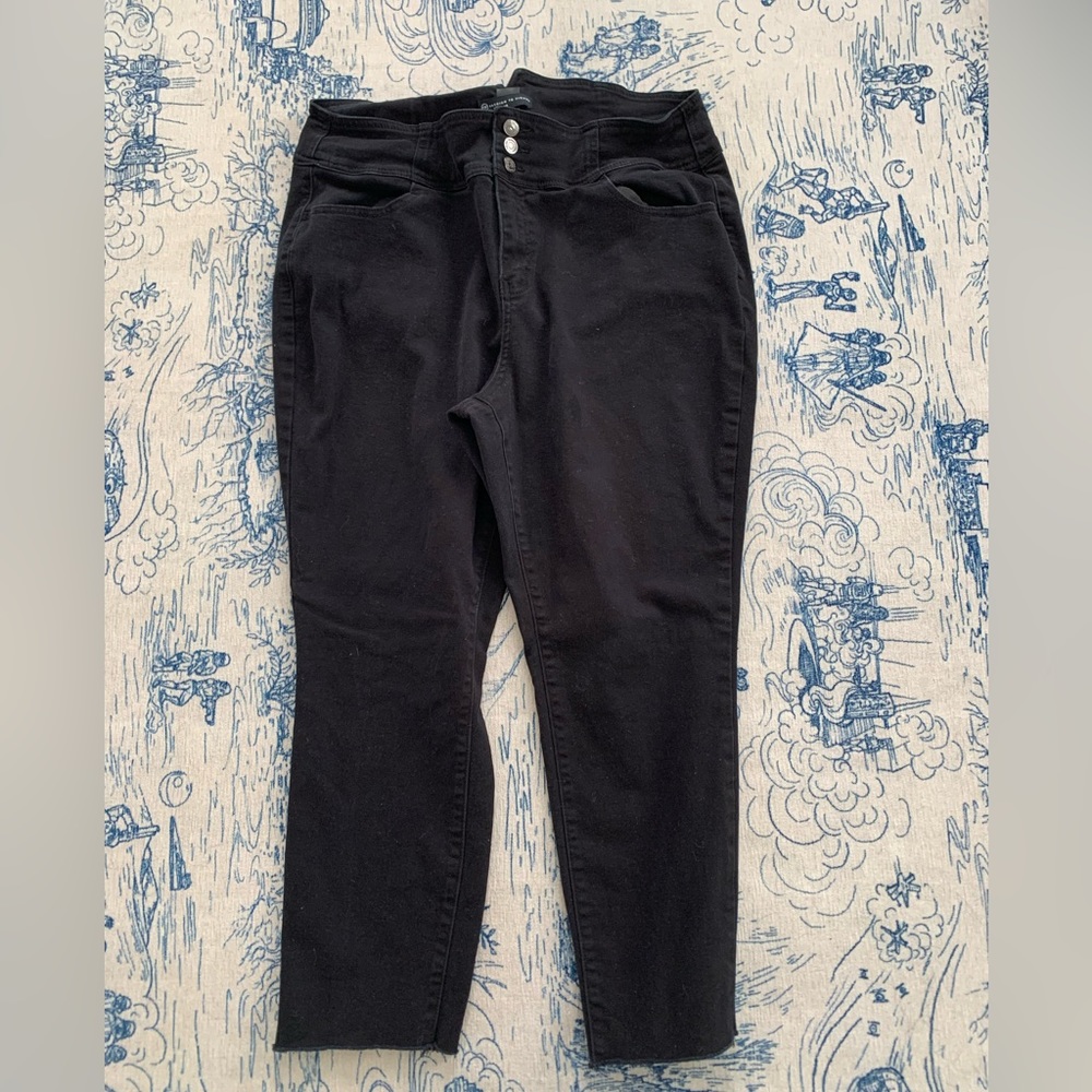 Fashion to Figure X Sarah Rae Vargas Black Skinny Jeans